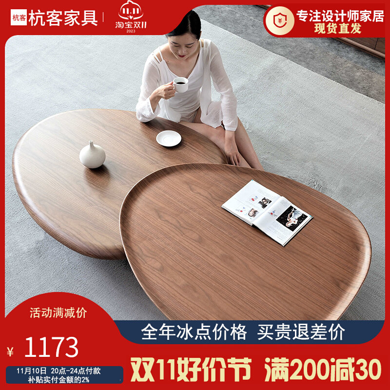 北欧风轻奢茶几桌客厅家用简约现代家具创意个性圆茶几电视柜组合使用感如何?
