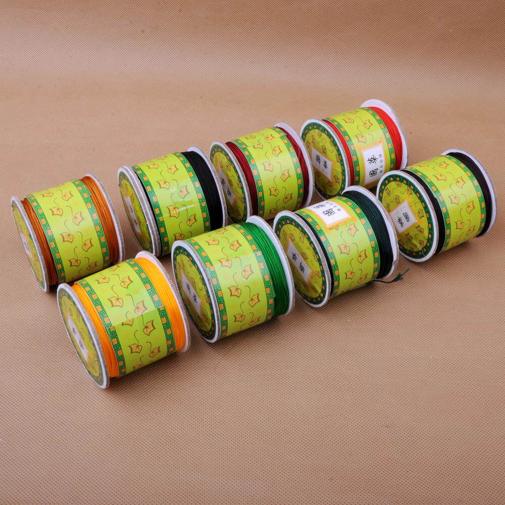 DIY线材多色红黑绿线国华A号粗1mm小卷装珠宝线串珠编织手链玉线