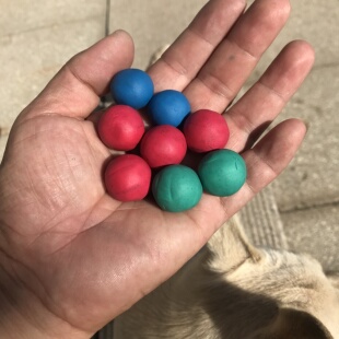 软泥 练习球 雕塑泥 模型泥 50颗一包
