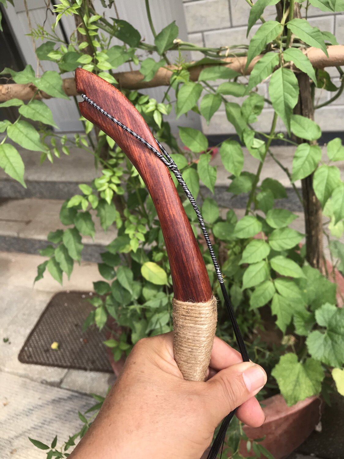 箭弦 二郎神弓 古代弹弓 二郎分体弓使用.