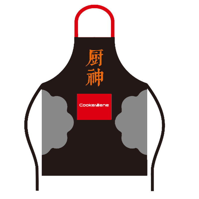 Cookerbene个性围裙女夏天厨房擦手做饭超厚围腰防水防油家用定制
