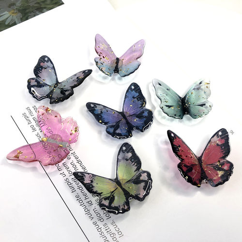 雅雅diy洞洞鞋扣立体蝴蝶鞋花