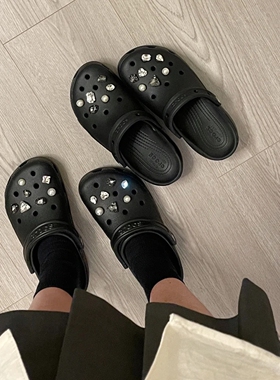 雅雅diy水钻洞洞鞋扣闪亮