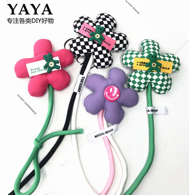 雅雅日韩布艺男女花朵胸针包邮