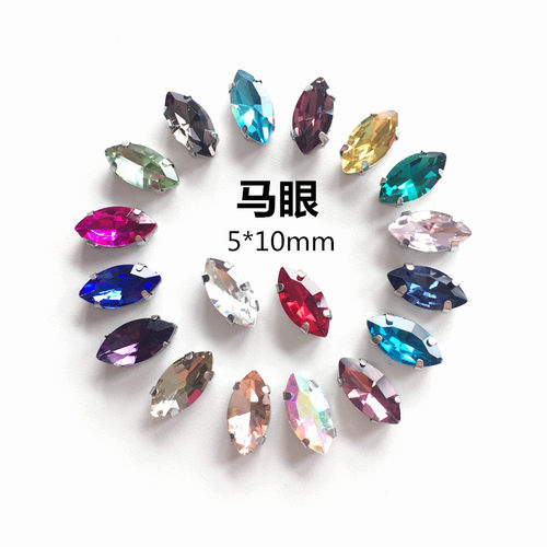 diy马眼发夹辅料手缝钻