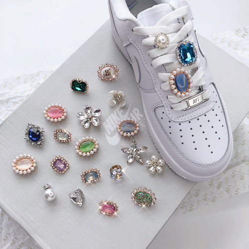 diyaj1宝石空军一号改造鞋带扣