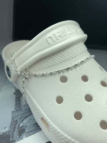 Xiaohongshu рекомендует Dale Shoes diy декоративный дизайн бриллиантовой цепи, разрушенные аксессуары для тапочек с бриллиантами