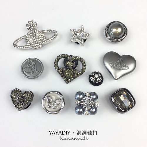 鞋花配饰土星系列高级感可拆卸