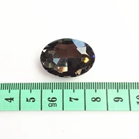 18*25 мм овальный прозрачный черный