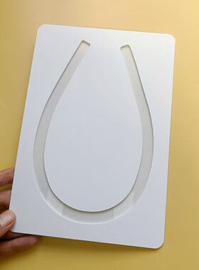 亚克力直播展示片一孔双孔裸珠
