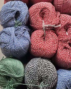 3mm绑大闸蟹包粽子线扎螃蟹线绳红白棉绳扎粽子双色棉线绳950米