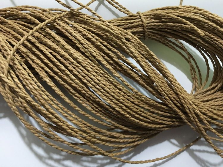 披萨盒双股纸绳蛋糕盒绑绳烘焙包装绳装饰挂件两股牛皮纸绳180米