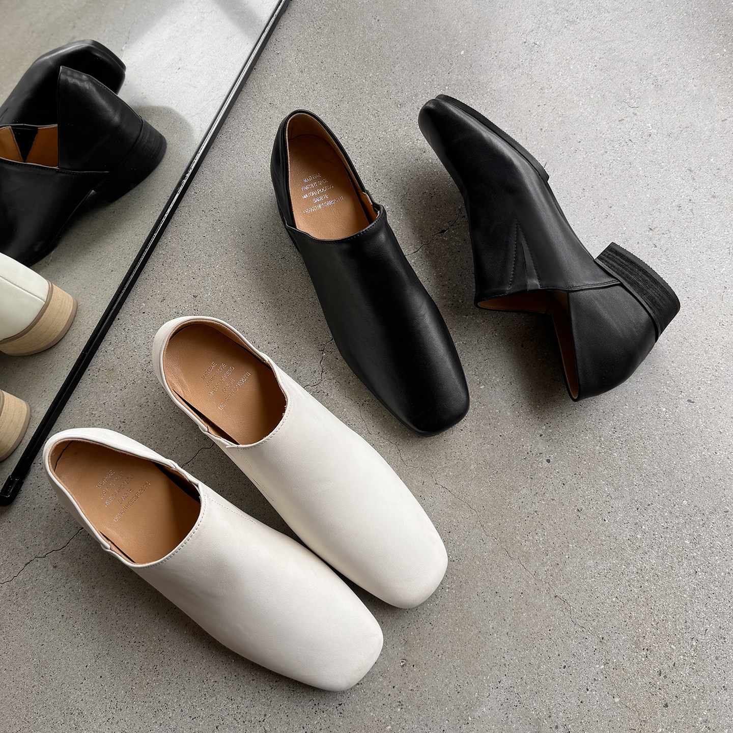 简约四季内增高一脚蹬复古侘寂风真皮单鞋乐福鞋中高跟两穿穆勒鞋,女鞋,深口单鞋,淘宝优惠券,粉丝福利购,淘宝优惠卷