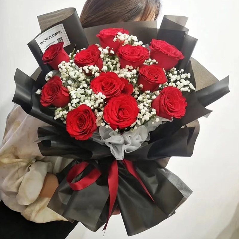 红玫瑰生日情人节昆明鲜花