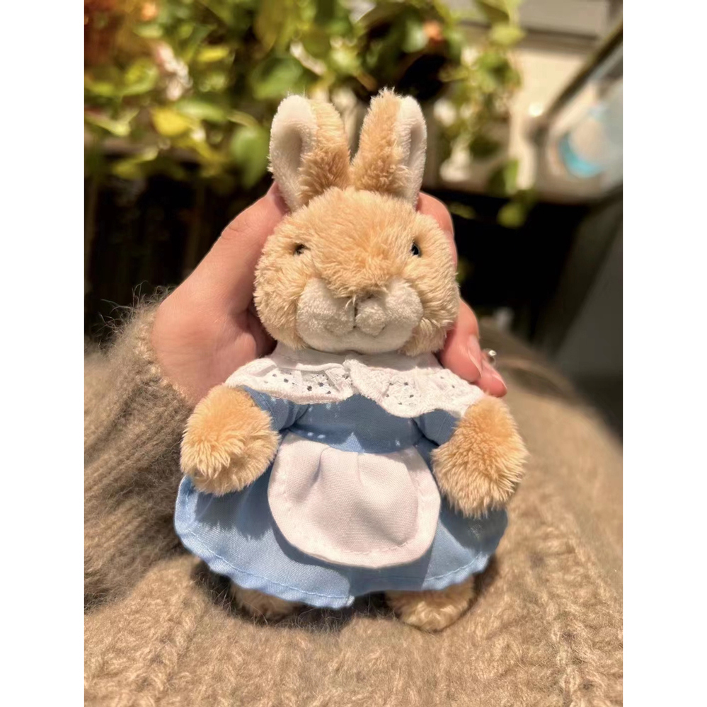 英国正版peter rabbit比得兔钥匙扣包包挂件可爱小挂饰毛绒玩具