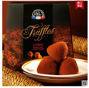 法国原装 零食现货 truffles黑松露巧克力原味1000g 进口德菲丝