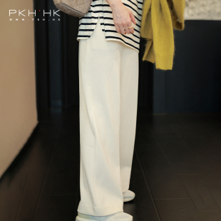 PKH.HK特冬季新品每年都出镜口碑升级返场显腿直平衡通勤直筒长裤