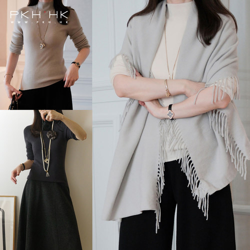 可机洗美丽诺羊毛打底针织毛衣