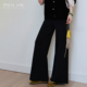 PKH.HK特春新私服本期重磅面料贴身舒服坠感不皱显腿长直筒针织裤