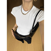 好穿百搭显瘦短袖 基础款 T恤宽松休闲春夏上衣 素裁 CIZZLEMORE