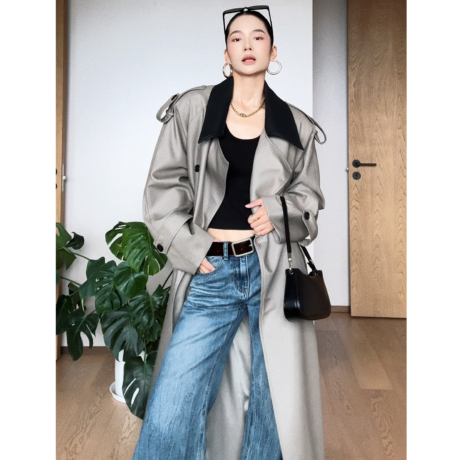 CIZZLEMORE【又巷】高级感英伦风收腰显瘦气质新款休闲赫本风外套