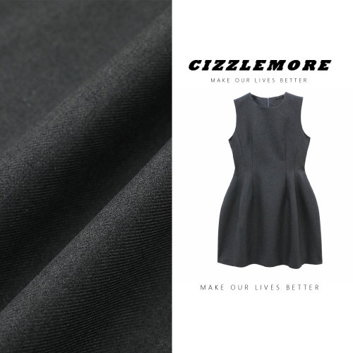 CIZZLEMORE【落跑公主】设计感背心无袖新款收腰显瘦A版连衣裙