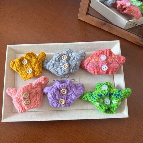 毛衣娃衣10cm掌门狗衣服创意拉布