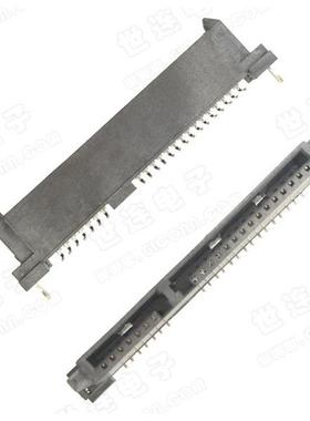 GLSA2F17 SATA 母座短体立贴带鱼叉 22PIN SATA连接器=QBL