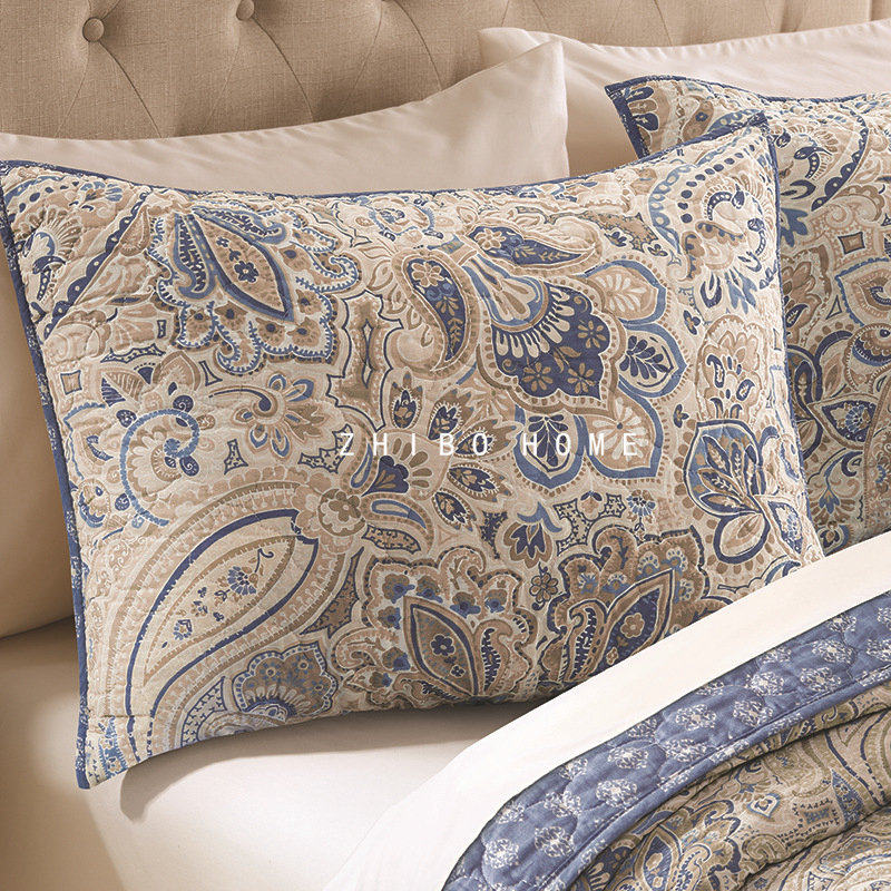 清！柜140美金！OEKO-TEX&reg;生态纺织品认证 欧式纯棉出口绗缝床盖