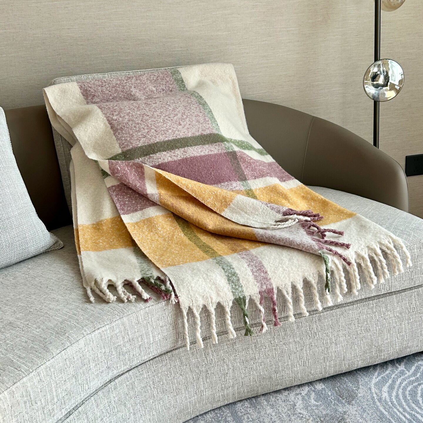 捡漏！BG美国高端品牌沙发盖毯 软糯保暖毛毯 办公室午睡毯空调毯