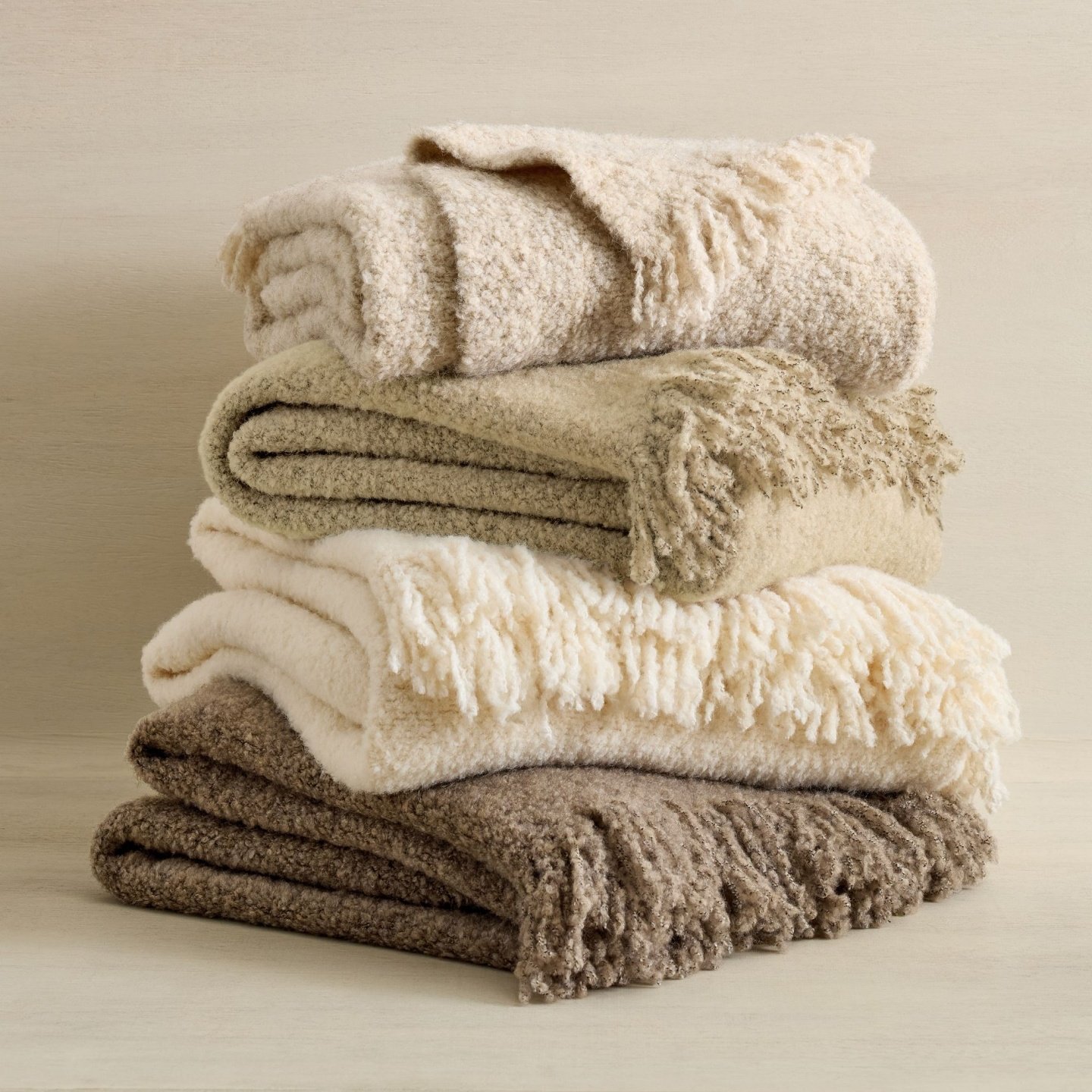 清！出K单！大牌尾货 羊毛流苏披肩毯针织空调毯高级感沙发毯盖毯