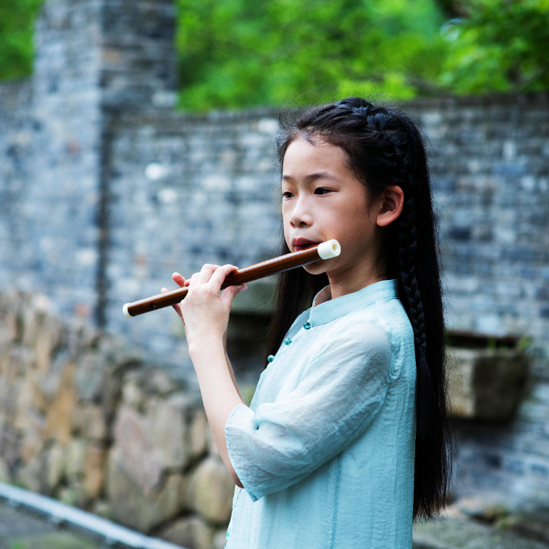 初学者赫德精制苦竹无膜孔短笛子古风袖珍笛g调专业笛儿童学生女f