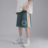 白底2023夏季新款短裤潮ins小印花休闲五分裤A112P35控48，男装休闲裤，电商A247-1