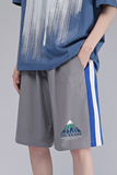 白底2023夏季新款短裤潮流印花休闲五分裤A113P35控48，男装休闲裤，电商A247-1