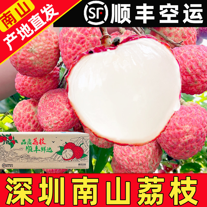 南山荔枝桂味糯米糍新鲜水果现摘