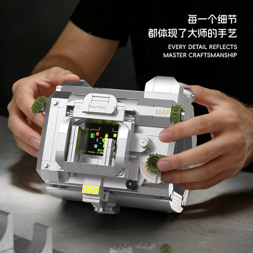 砖悦66154智能手表充电积木摆件