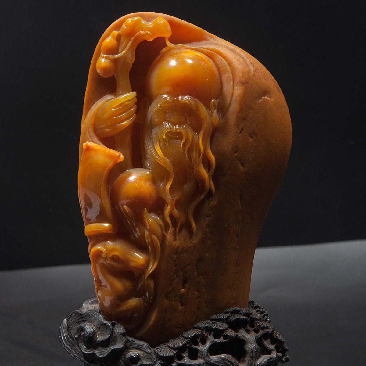 Jinyuxuan Huanglong Jade ornaments base Longevity god Supa River Original leather Seed material FV12985Lin the Jewelry/Diamond/Jade/Gold , Other natural jade , HuangLongYu (New) , Jewellery stones  category - from Buy2taobao.com to provide professional Taobao agent buy service