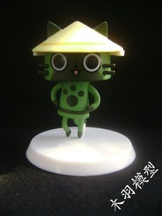 怪物猎人猫猫村组立式Q版粘土艾露猫农场猫公仔手办