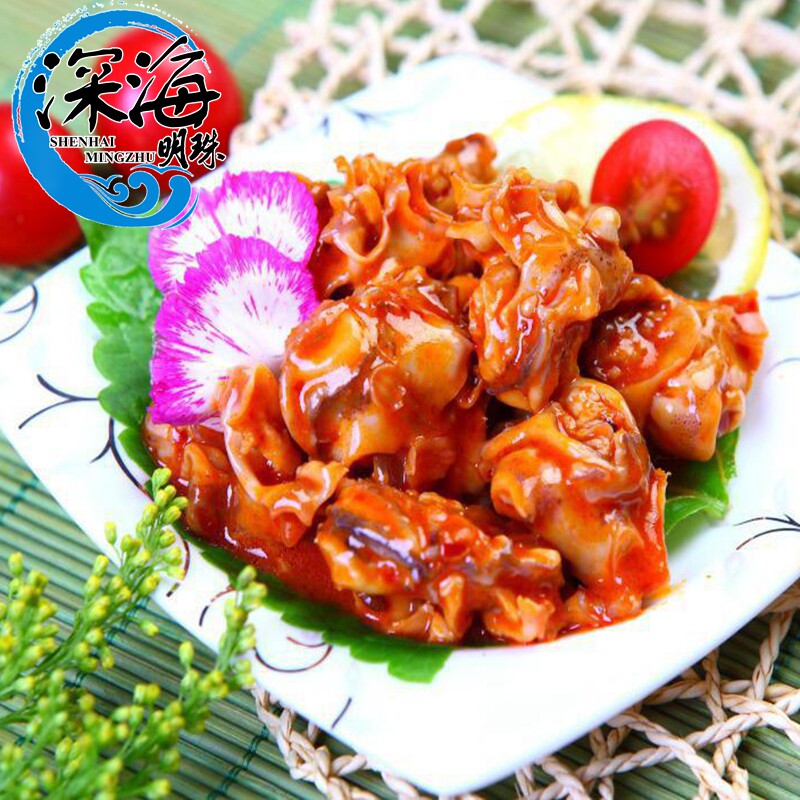 麻辣鱿鱼骨 四而川香鱿鱼骨 鱿鱼脆骨 麻辣孜然味 寿司店专用250g