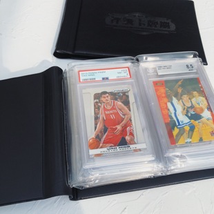 评级球星卡收藏册游戏王万智牌宝可梦卡砖收纳册psa bgs固定页