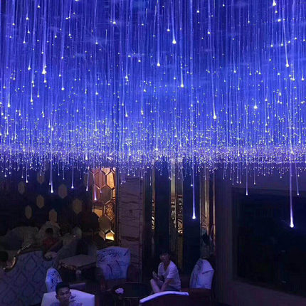 网红光纤灯餐厅酒吧清吧酒店家庭影院装饰氛围灯满天星户外吊灯