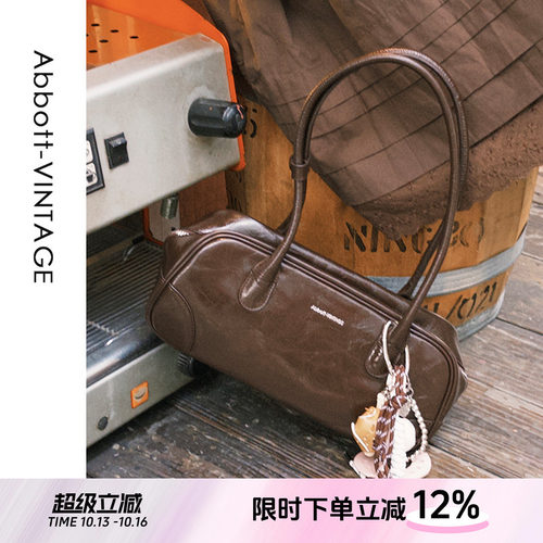 大容量头层油蜡牛皮大款复古包包