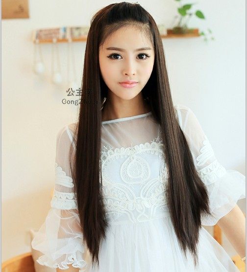 Perruque Long cheveux raides - Ref 2613237 Image 1