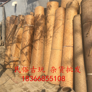 民俗老物件农村老子土炕席吊顶席怀旧复古装农家乐装饰墙道具推荐