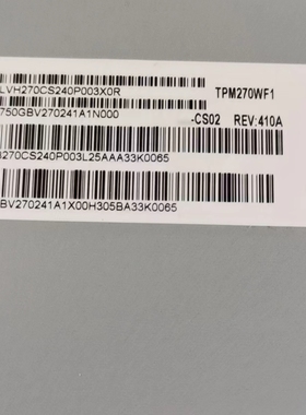 TPM270WF1 CS02 FHBN20 HVR01 ST270BG017 SG270B02 液晶显示屏