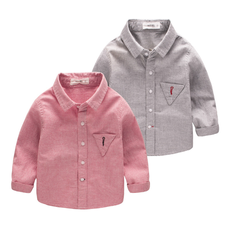 Chemise garcon à manche longue - Ref 2082013 Image 1