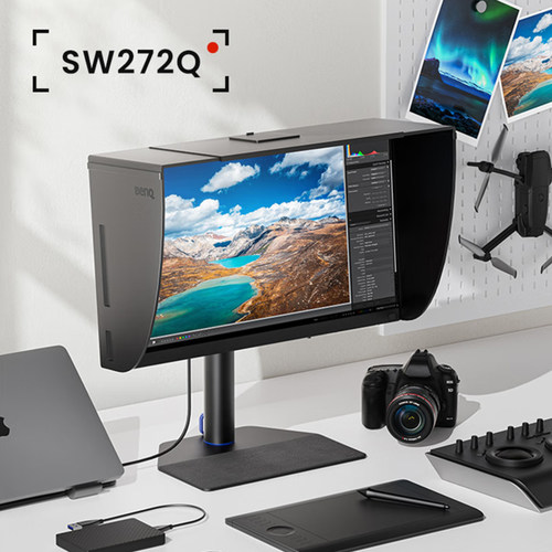 明基/BenQ SW272Q 27英寸2K10bit  广色域 type-c 专业修图显示器