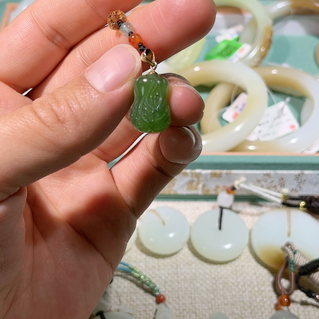 和田玉碧玉白菜