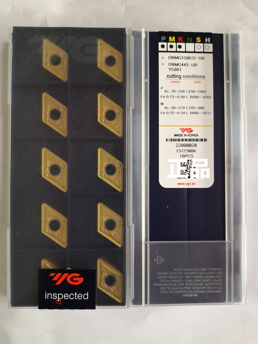 DNMG150612-UR YG801.   YG刀片刀粒原装正品
