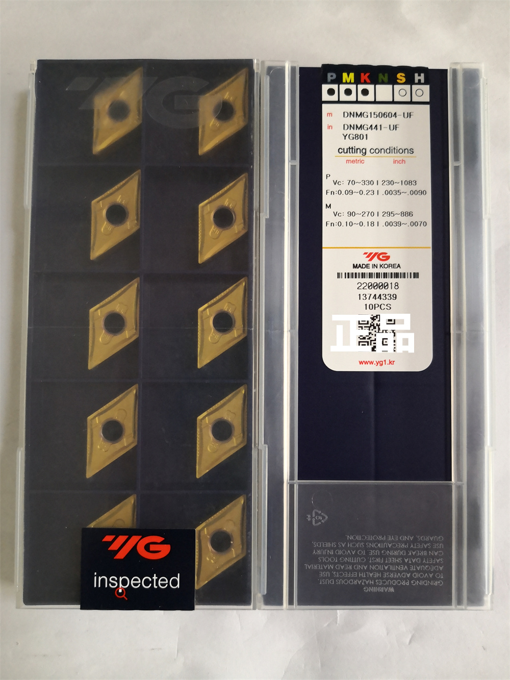DNMG150604-UF YG801.  YG刀片刀粒原装正品